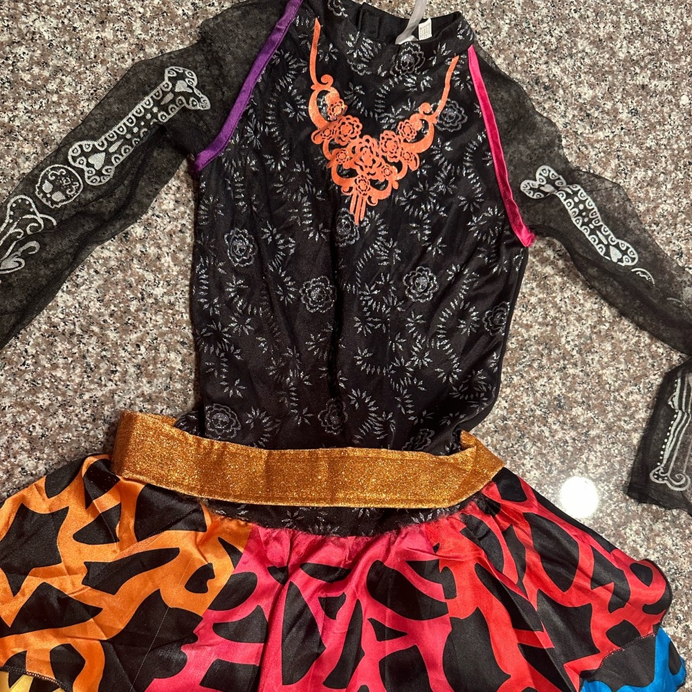 Size 7/8 Minster High Day of the Dead Costume